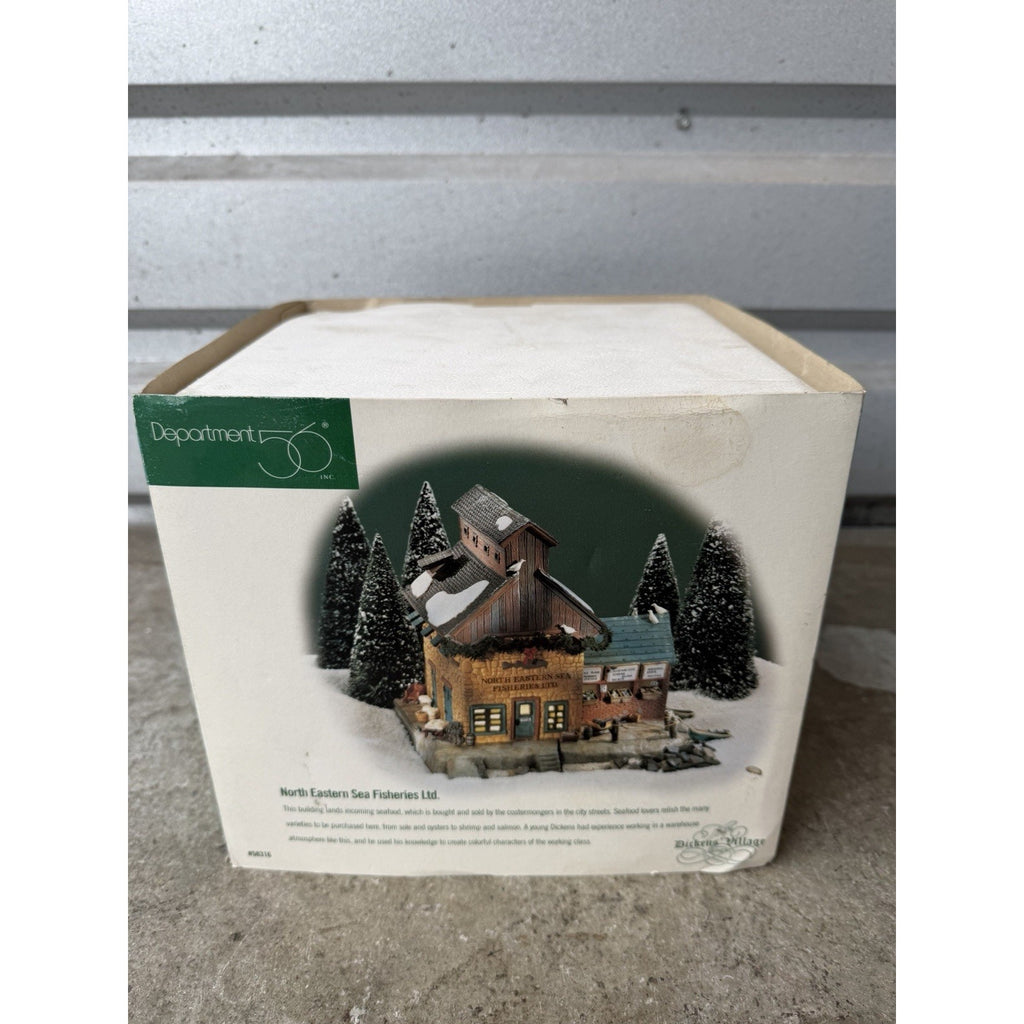 VINTAGE NEW 1999 Department 56 Dickens' "North Eastern Sea Fisheries" 56.58316