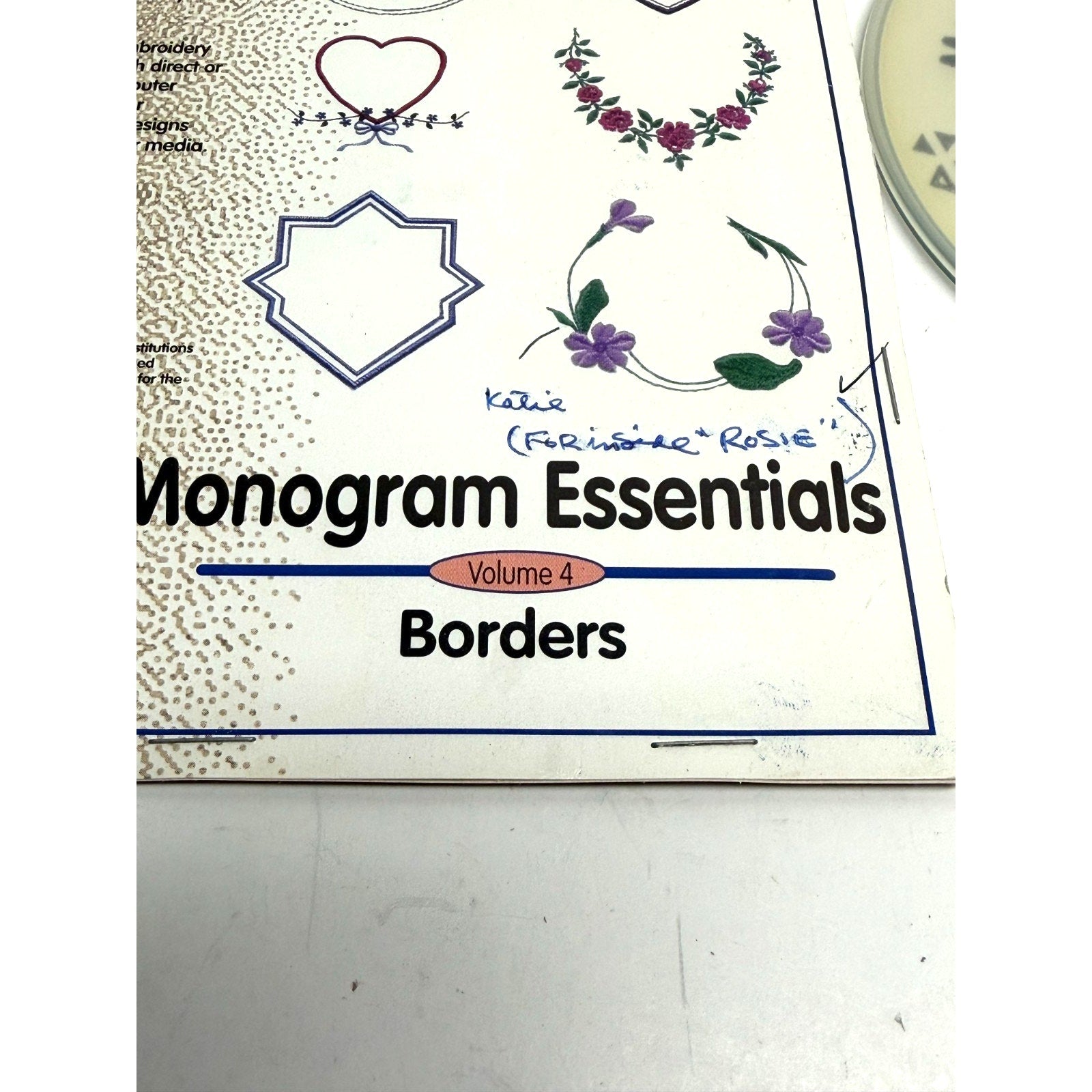 VTG Cactus Punch Monogram Essentials Vol 4 Borders MES04 Embroidery Designs