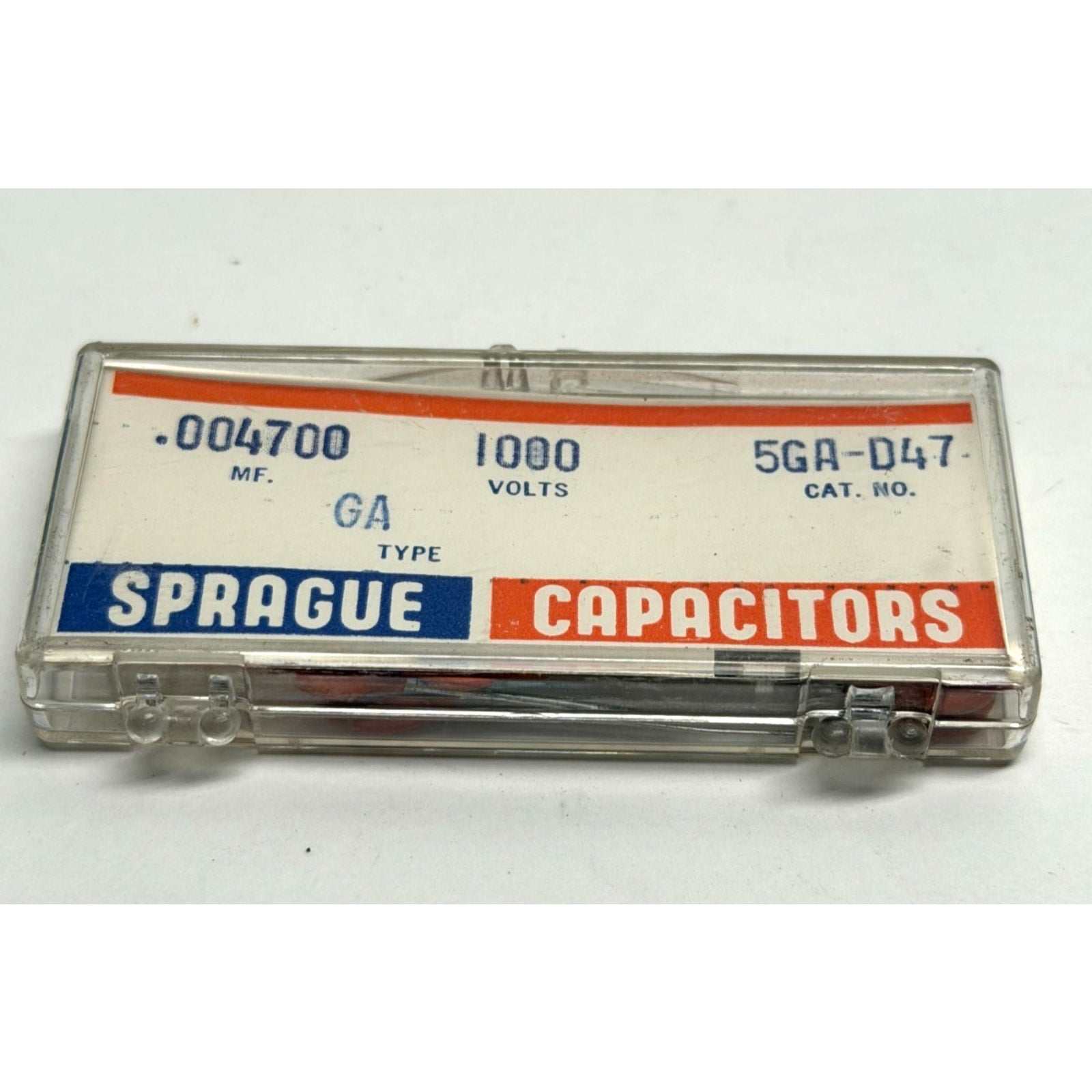 NEW Vintage Sprague .0047uF 1000V Ceramic Disc Capacitor GA Type 5GA-D47-
