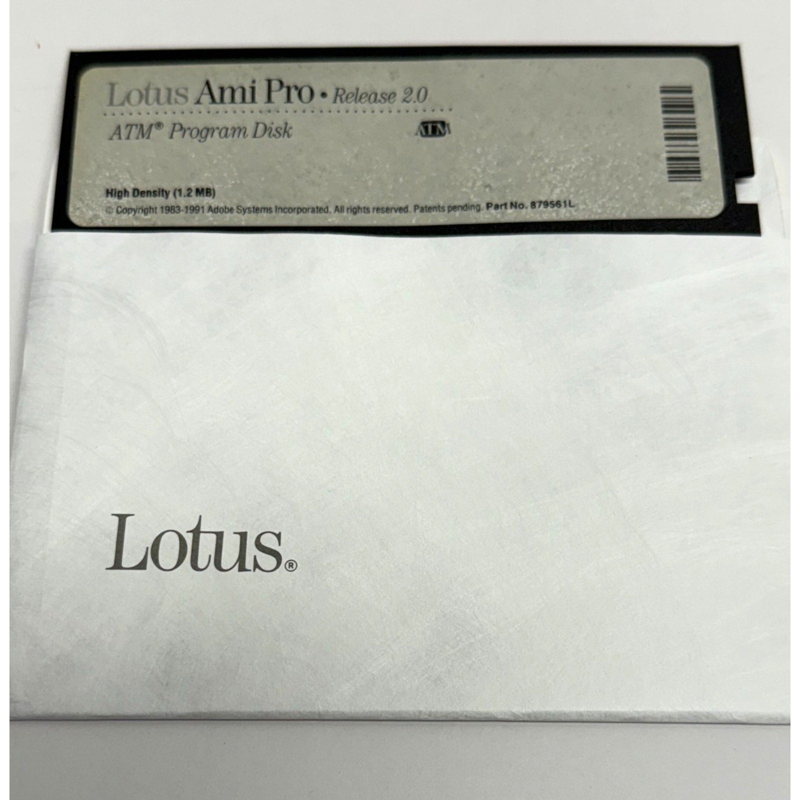 Vintage Lotus Ami Pro 2.0 5.25 Floppy Disk Set 1991 - Preowned