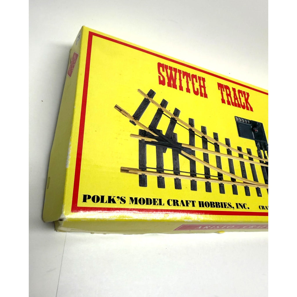 Vintage New Aristo-Craft G Scale Manual Left SwitchTrack Turnout #1 Gauge
