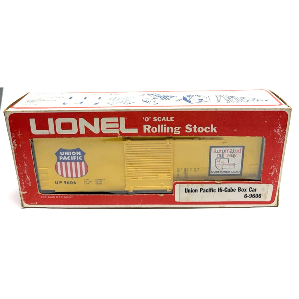 Vintage NOS Lionel 6-9606 O Gauge Union Pacific Hi-Cube Boxcar