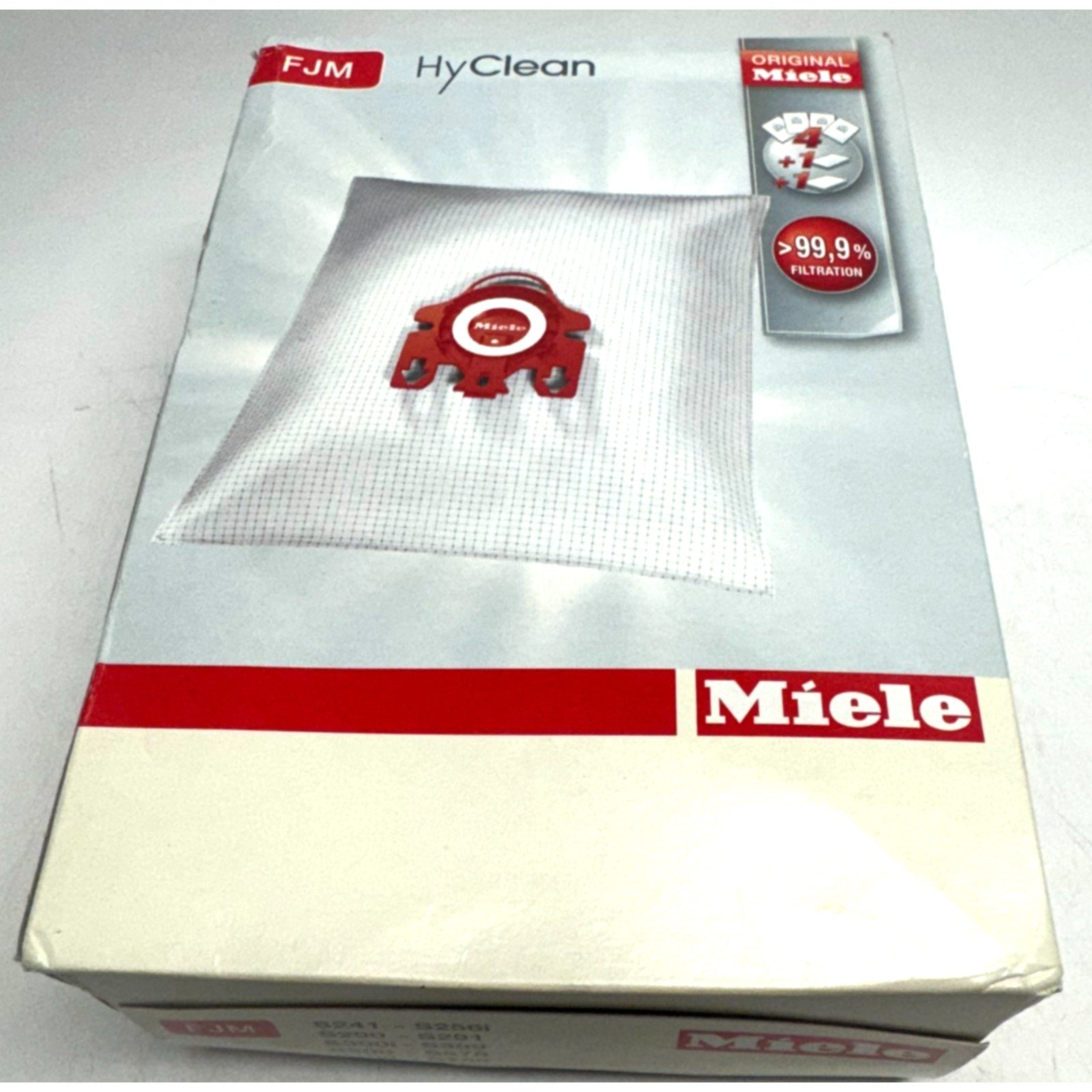 Miele FJM AirClean Filter Bags & Filters. New & Sealed. Made in Belgium Original