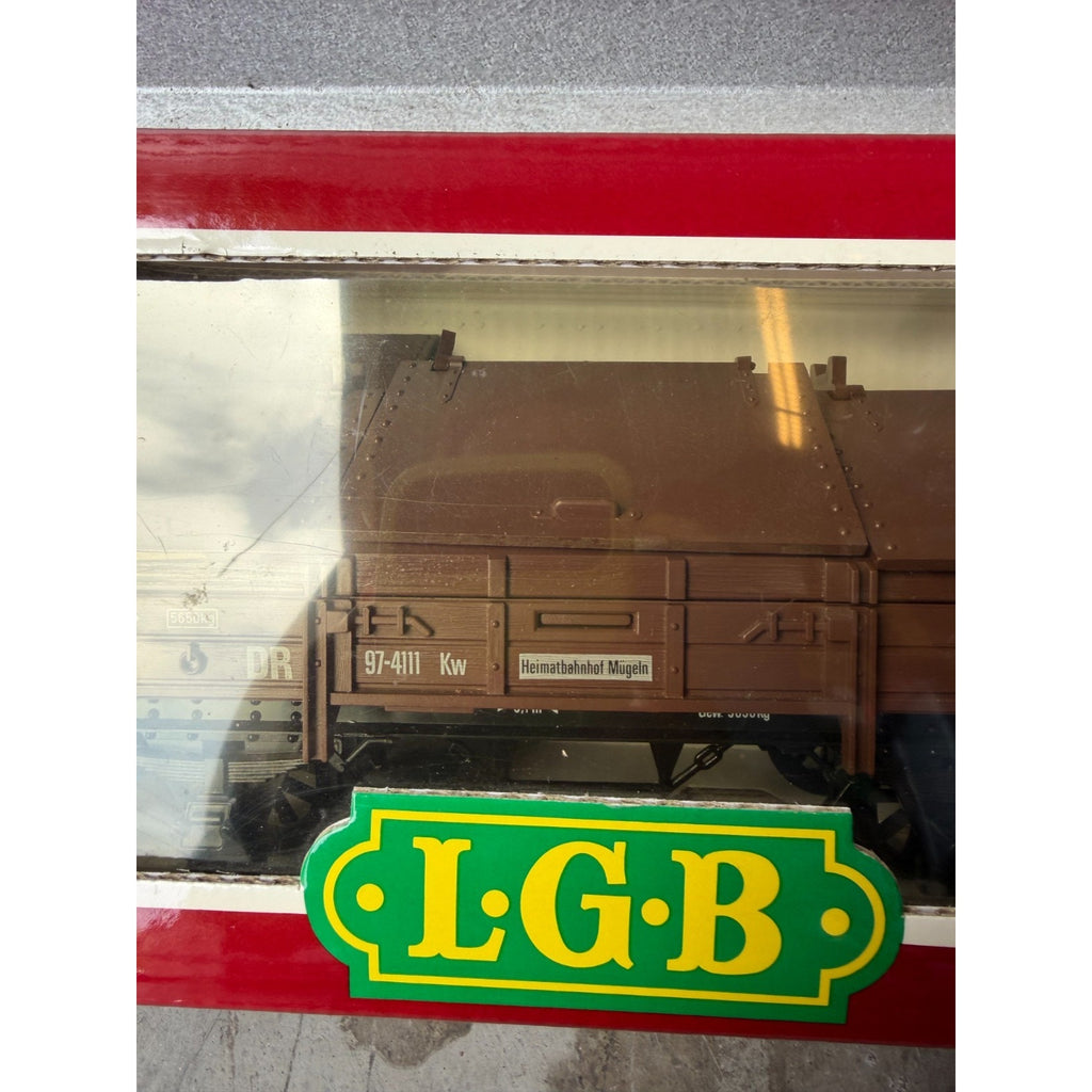 VINTAGE NOS LGB 4111 Covered Gondola Train Car - Made in W. Germany