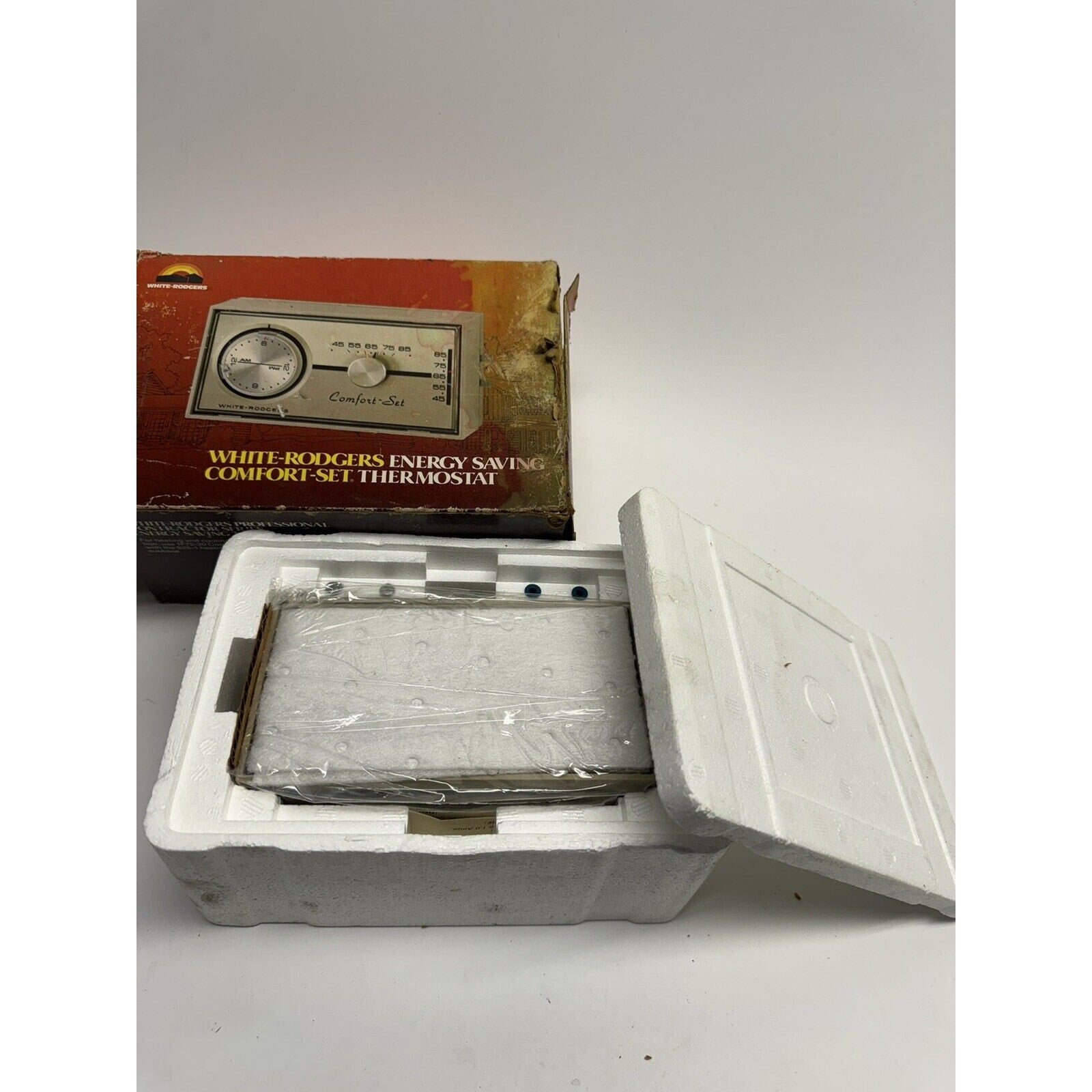 VINTAGE SEALED NEW PACKAGE White-Rodgers Comfort-Set Thermostat IF72-20