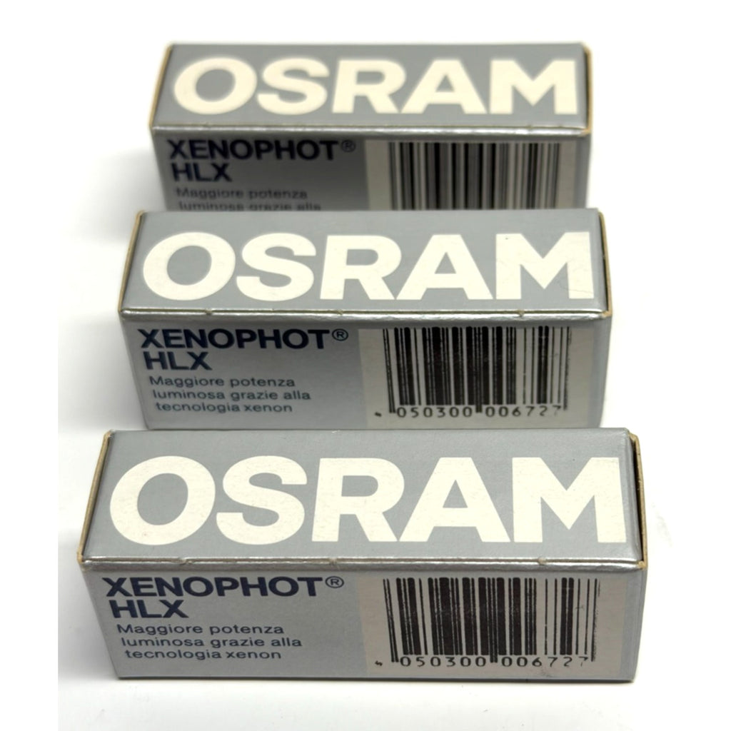 Vintage NOS Lot Of 3 Osram HLX 64 640 FCS 24V 150W Lamp