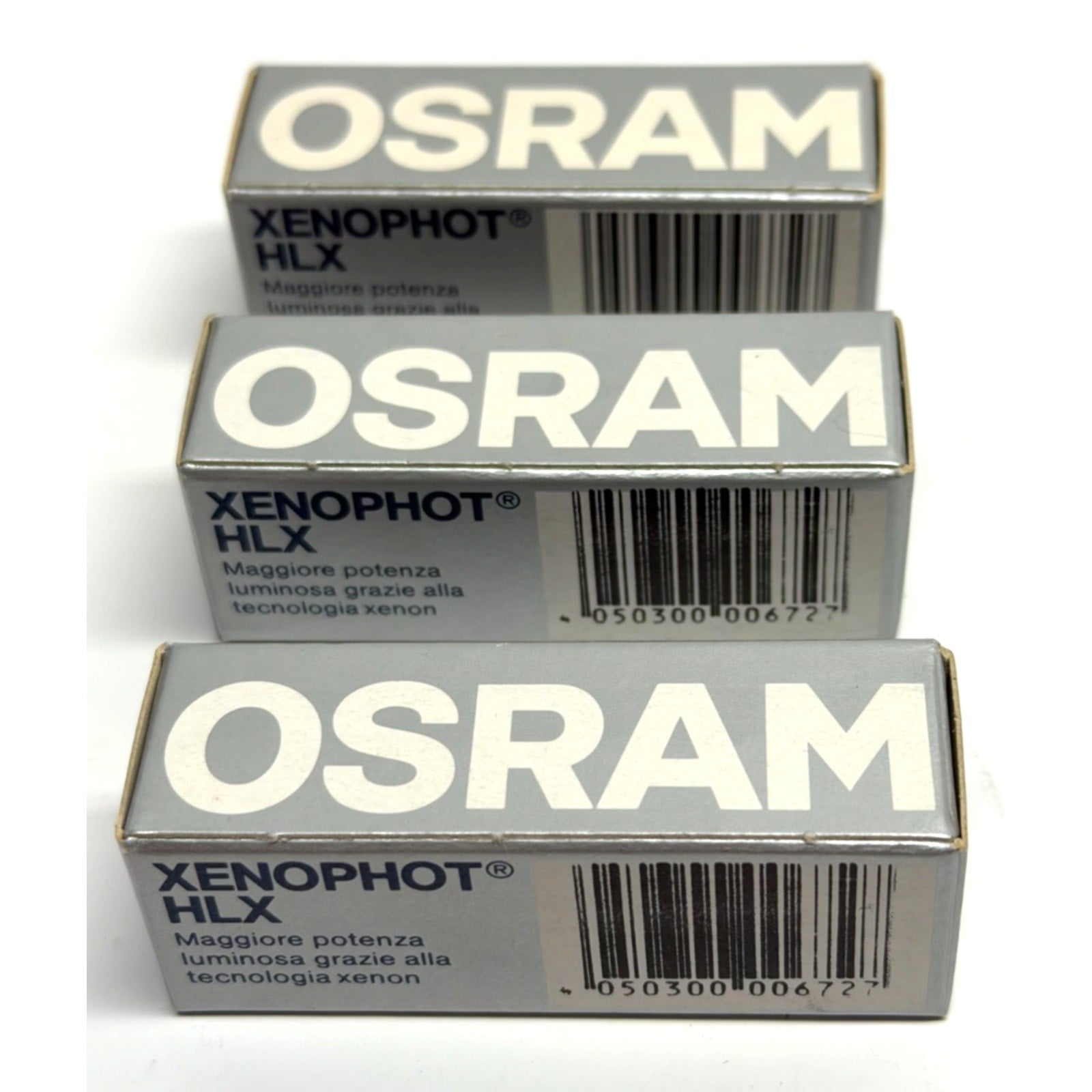 Vintage NOS Lot Of 3 Osram HLX 64 640 FCS 24V 150W Lamp