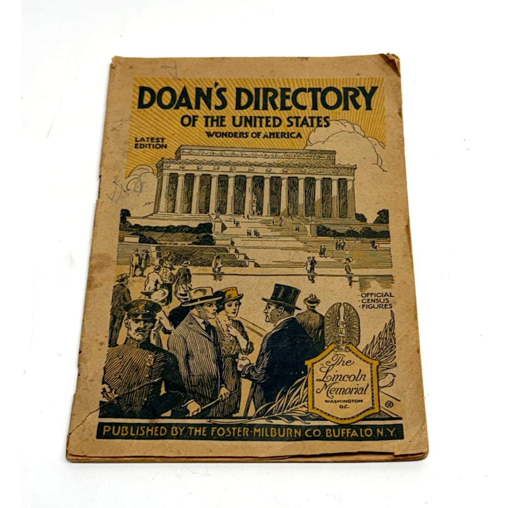 Vintage Doan's Directory of the United States Wonders of America