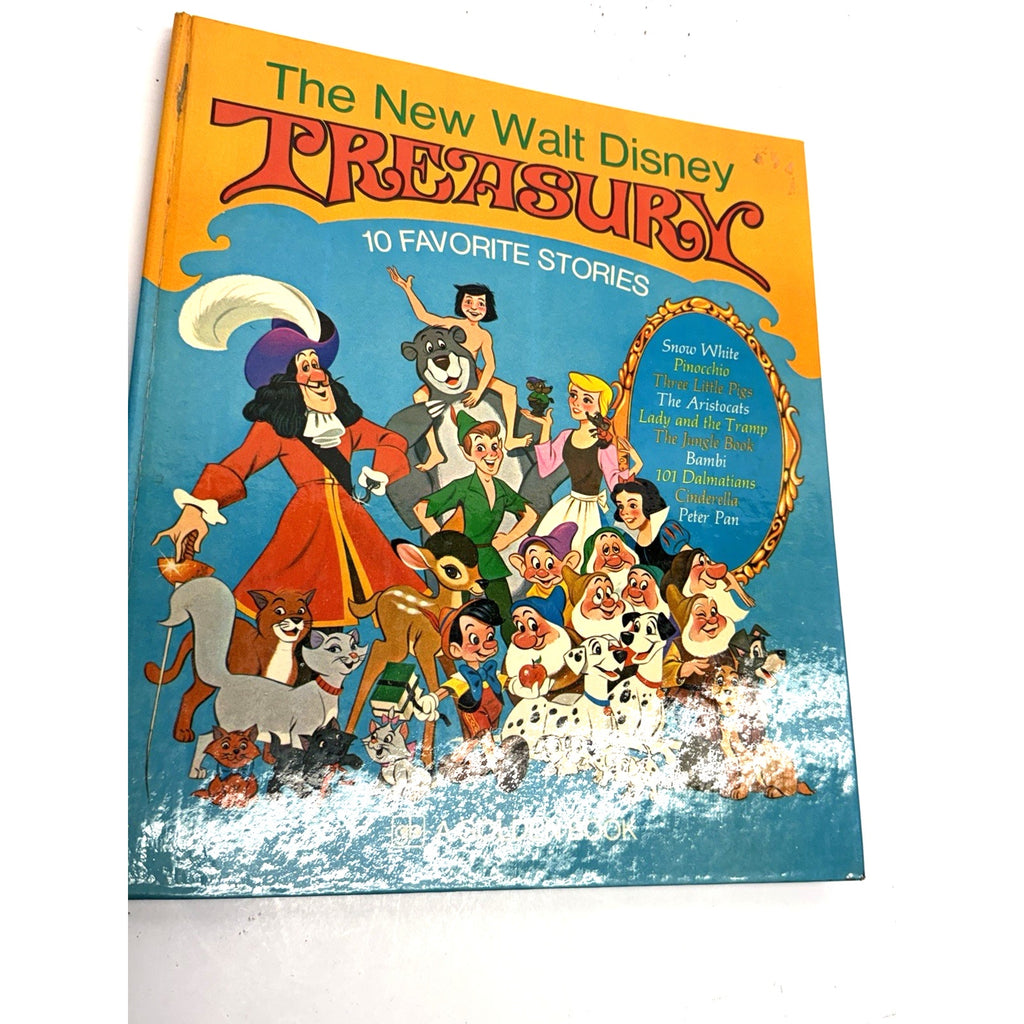 Vintage 1971 The Walt Disney Treasury Illustrated Book 10 Classic Stories