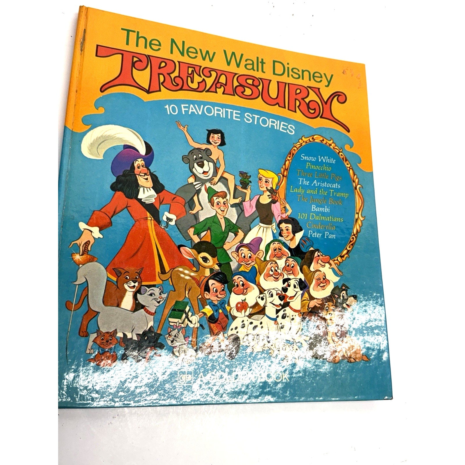 Vintage 1971 The Walt Disney Treasury Illustrated Book 10 Classic Stories