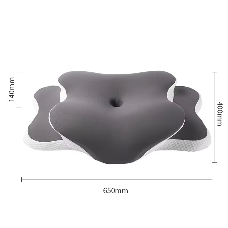 Memory Foam Pillow Cervical Pillow Neck Pain Relief Contour Ergonomic Orthopedic Neck Support for Side Back Stomach Sleeper Gift