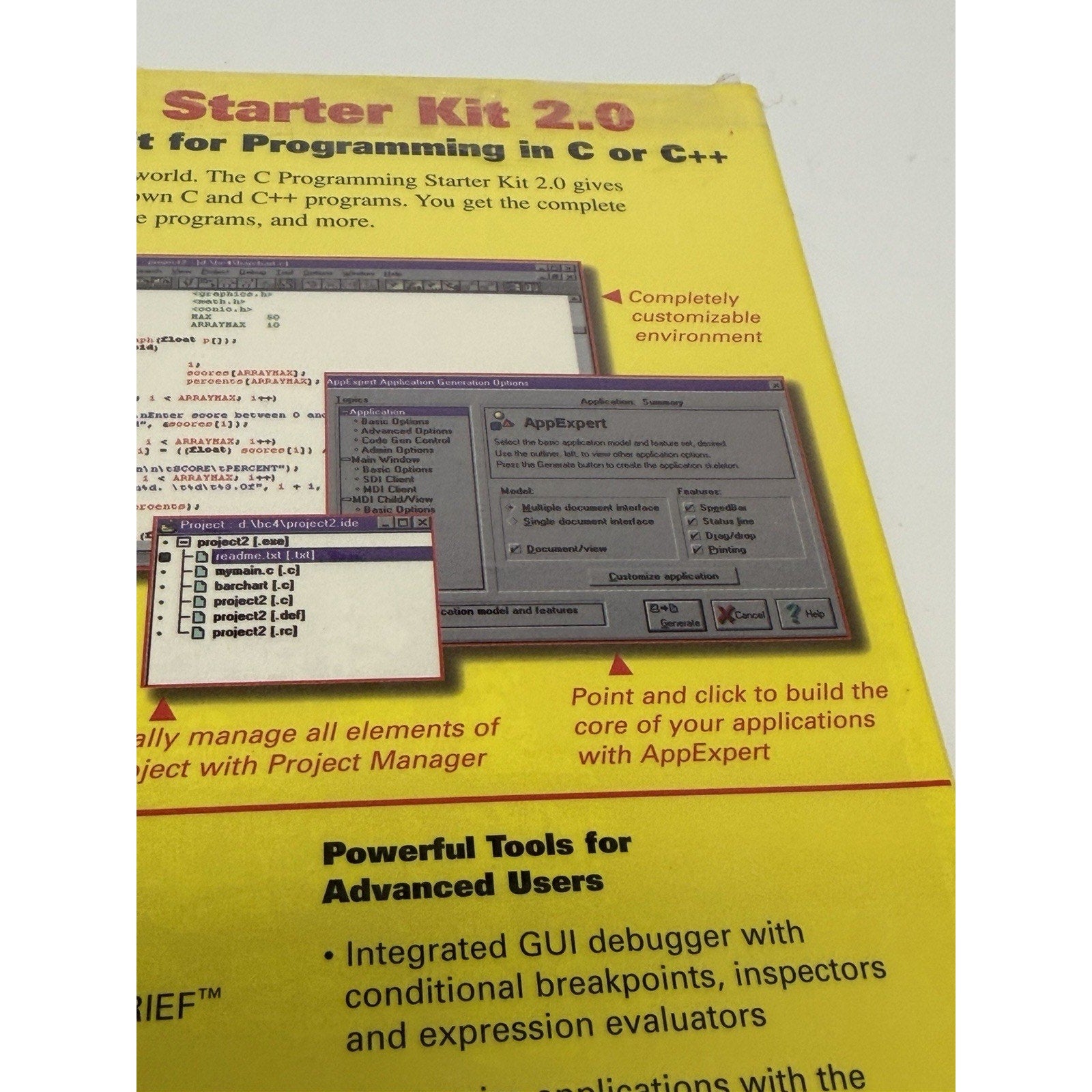 VTG NOS C and C++ Programming Starter Kit Version 3.0 Macmillan Book Cd Box 1998