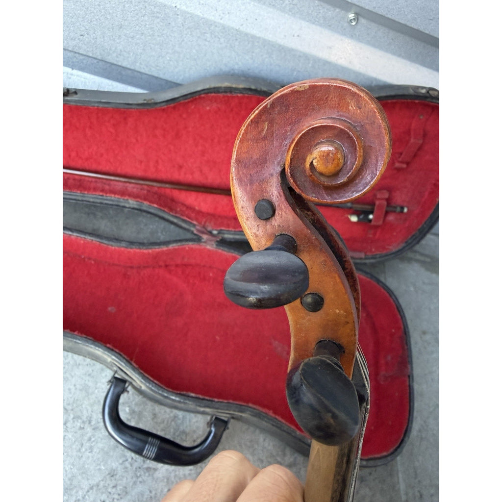 VINTAGE Violin Copy of Antonius Stradivarius Size 4/4 Made in Czechoslovakia