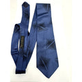 VINTAGE GIORGIO ARMANI NECKTIE 100% SILK Made ITALY Blue/Black