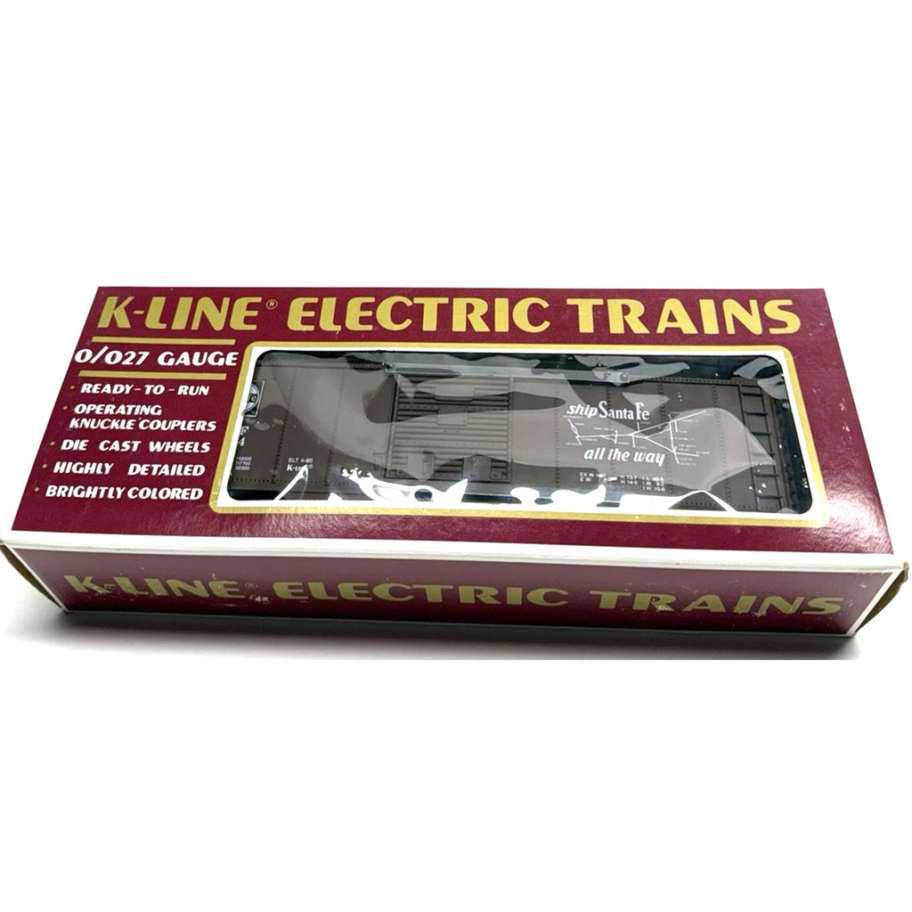 VINTAGE K-LINE O Scale Classic Santa Fe Map Boxcar #2 Ship Santa Fe All The Way