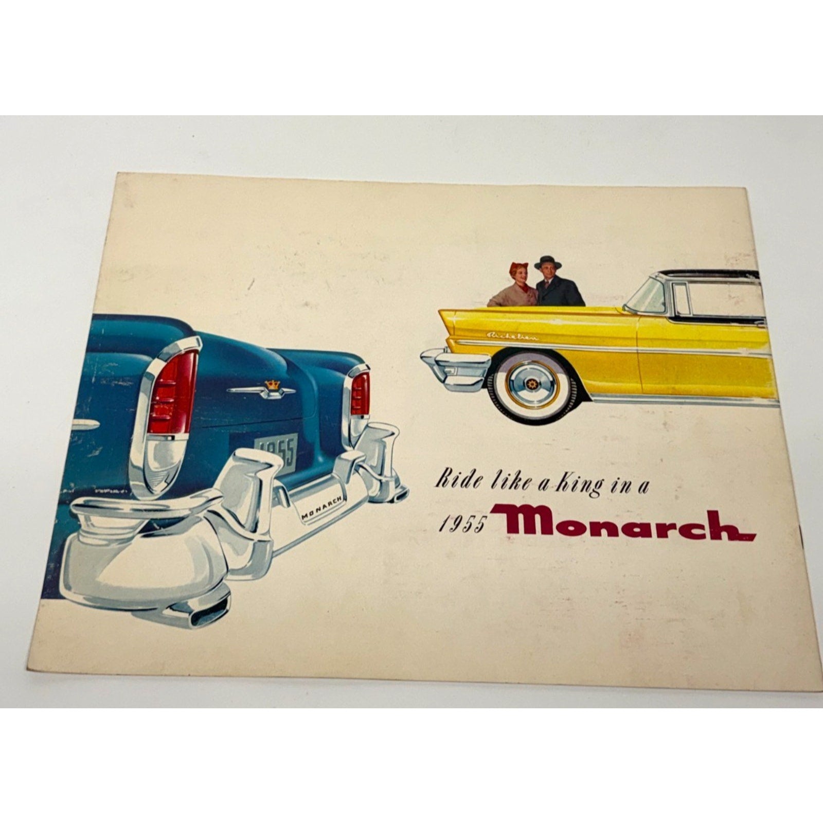 Vtg 1955 Monarch Sales Brochure Catalog Richelieu Lucerne Custom Canadian Ford