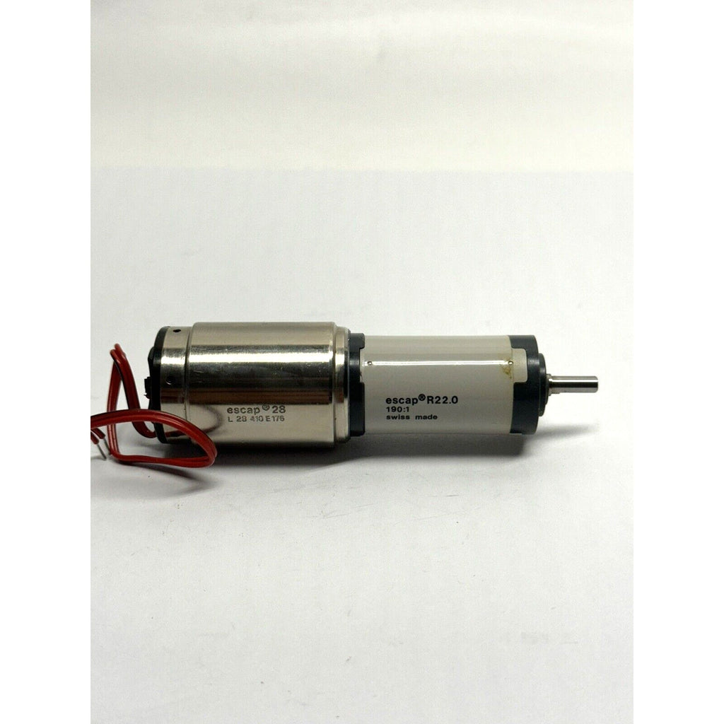 VINTAGE NOS Escap R22 Motor W/ Escap Gear Reducer 28L28-416E.176 SWISS MADE