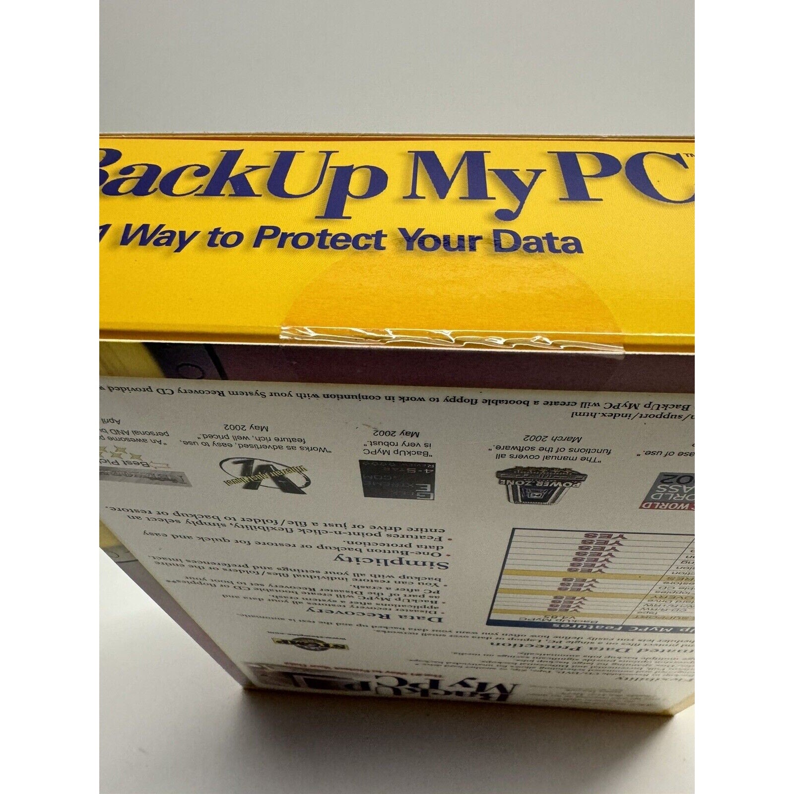 Vintage Factory Sealed Veritas Back Up My PC Software Stomp Part No. 78333