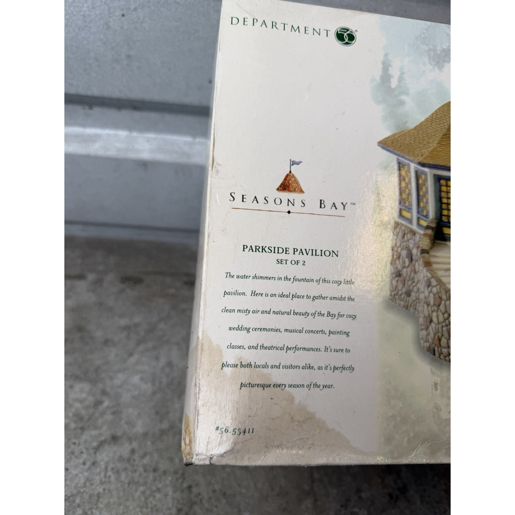 VINTAGE 1999 SEALED NEW Dept 56 Seasons Bay - Parkside Pavilion - 56.53411