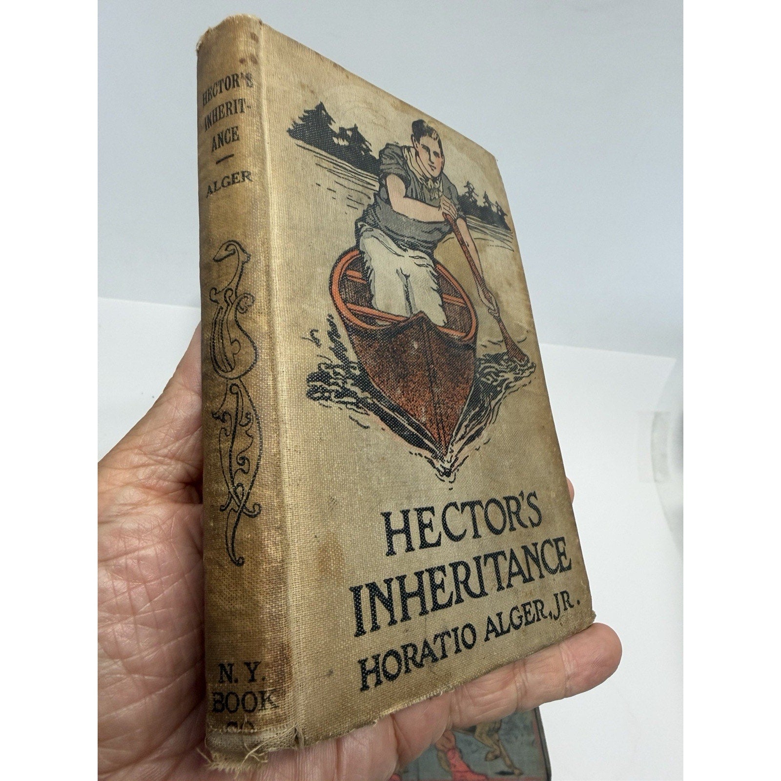 VINTAGE Lot of 10 1800s 1900s Books Horatio Alger Hardcover Book Collection