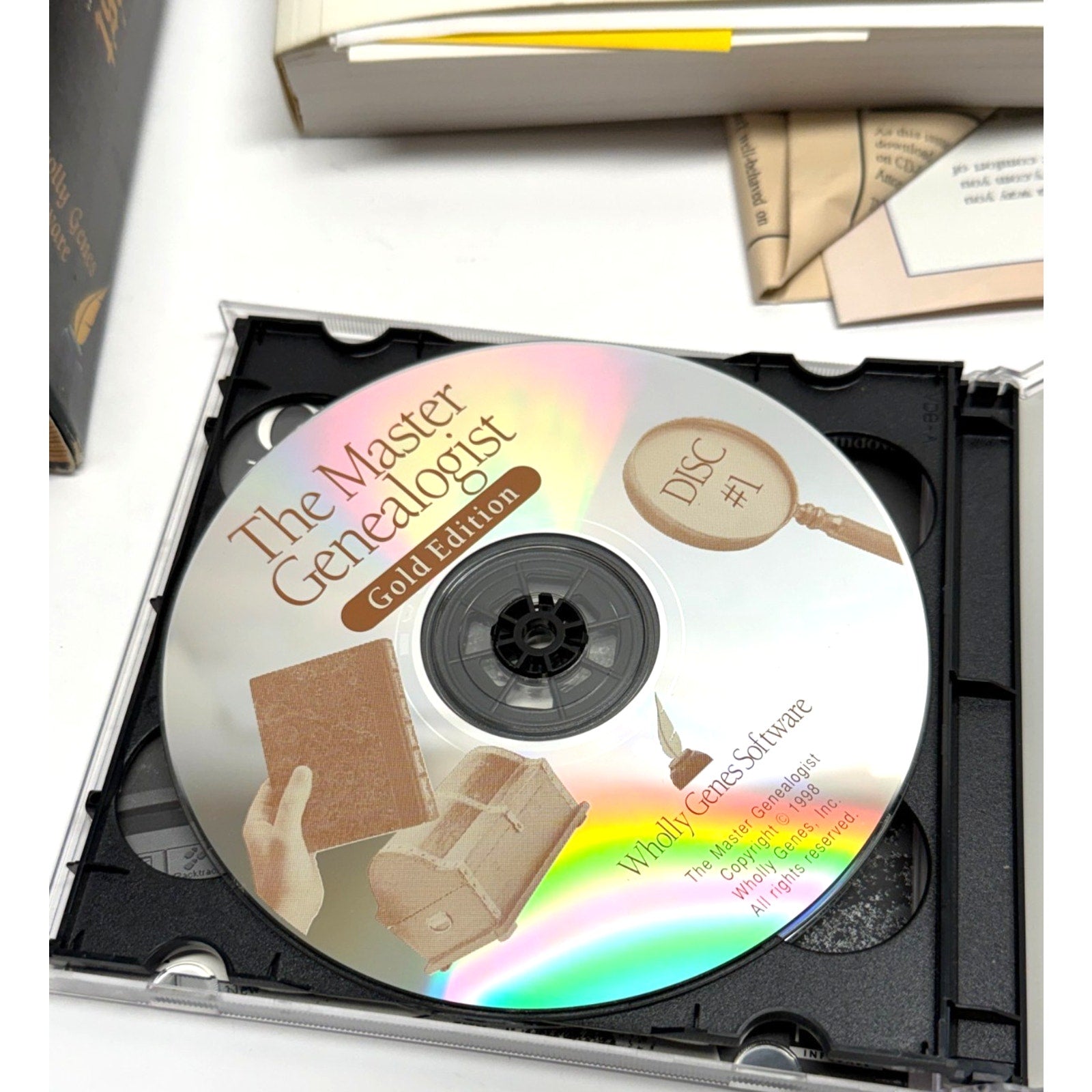 Vintage The Master Genealogist Gold Edition CD with Manuals