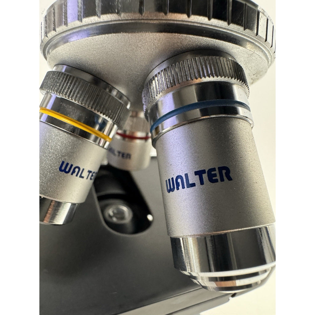 Gently Used Binocular Compound Microscope w/WF10X Eyepieces & Walter Lenses