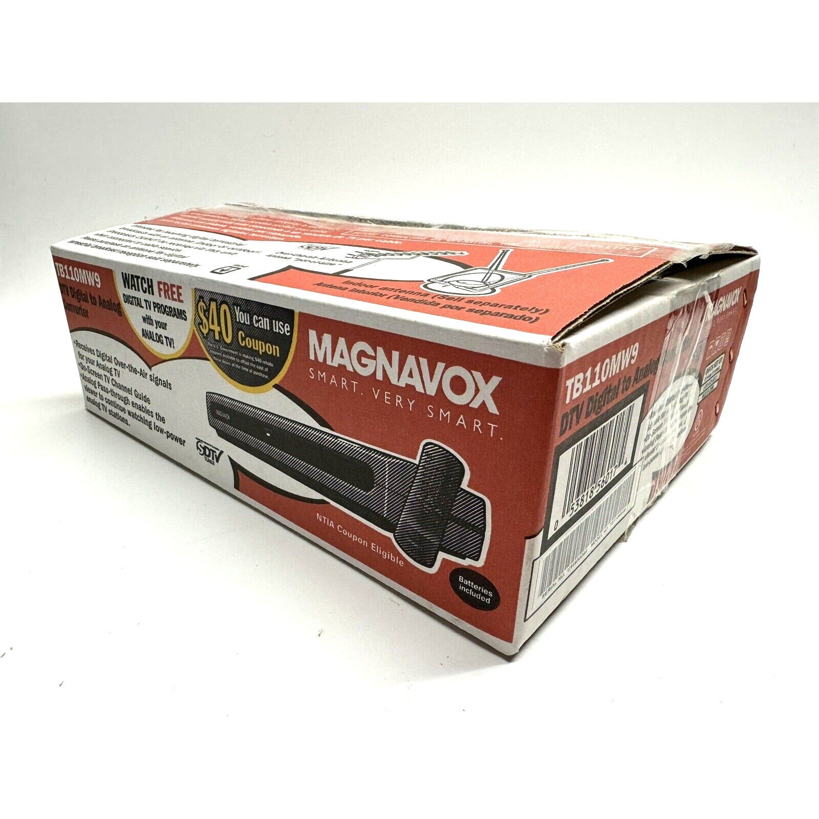 VINTAGE SEALED NEW Magnavox TB110MW9 DTV Digital to Analog Converter