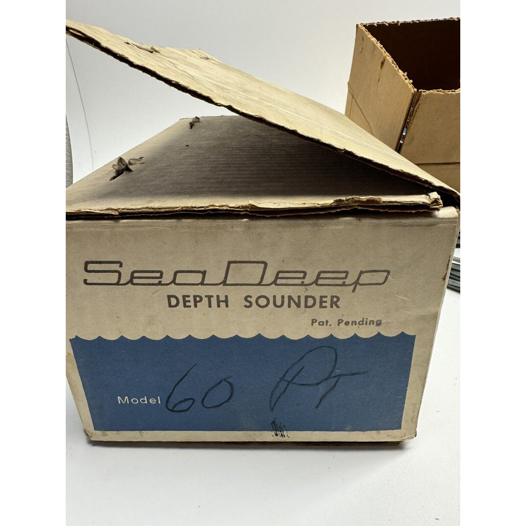 VINTAGE NOS Sea Deep Depth Sounder Model 60 - RARE / NEW IN BOX