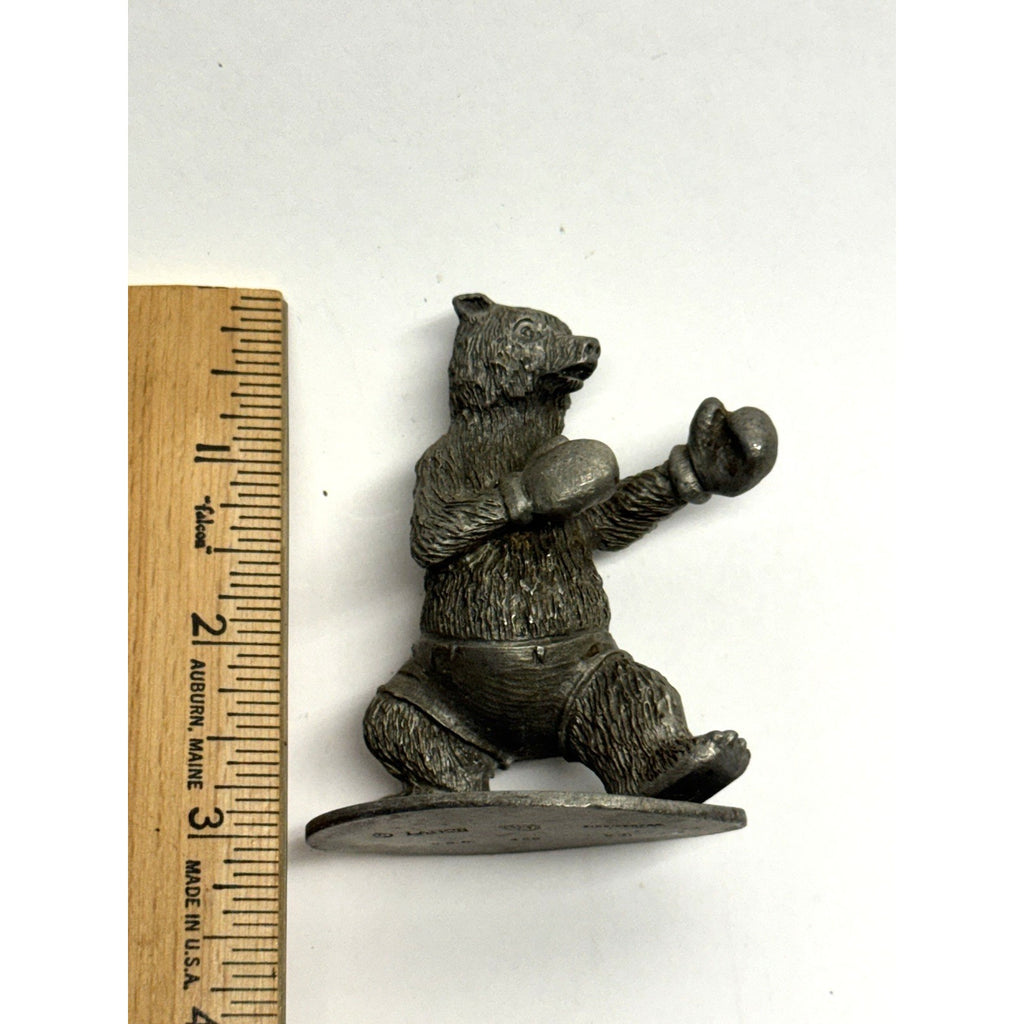 Vintage Lance Fine Pewter Sculpture 3" Figurine Sculpture Made in USA