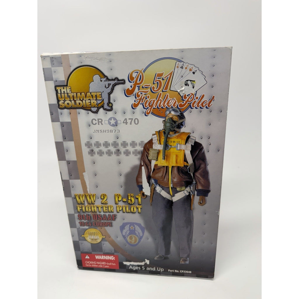 VINTAGE SEALED NEW 1:6 Ultimate Soldier P-51 FIGHTER PILOT WWII 9th USAAF 1944