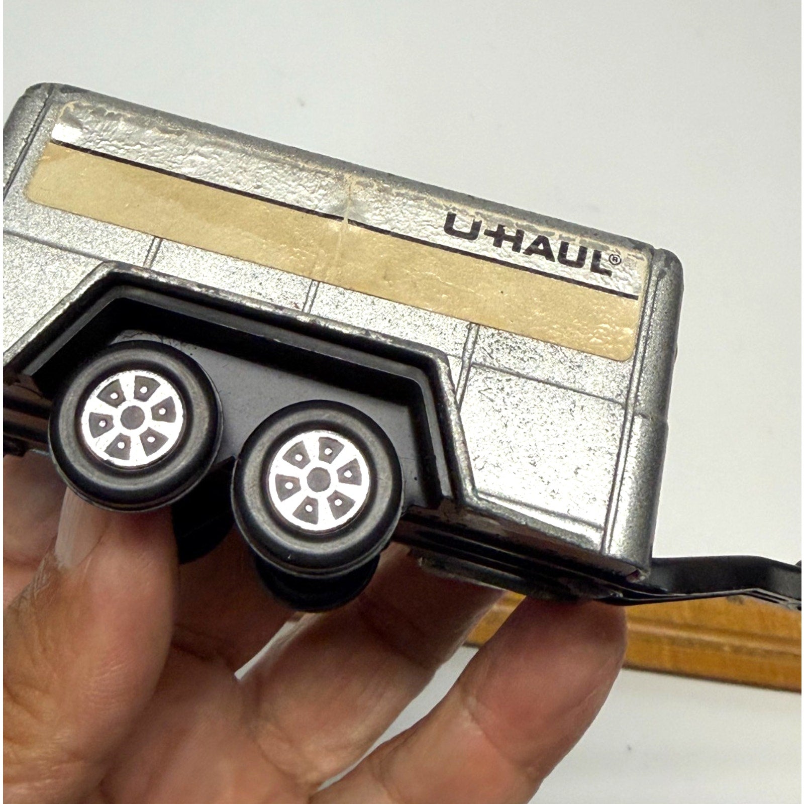 Vintage Tootsie Toy U-Haul Trailer Die Cast Bottom Plastic Top China 1970