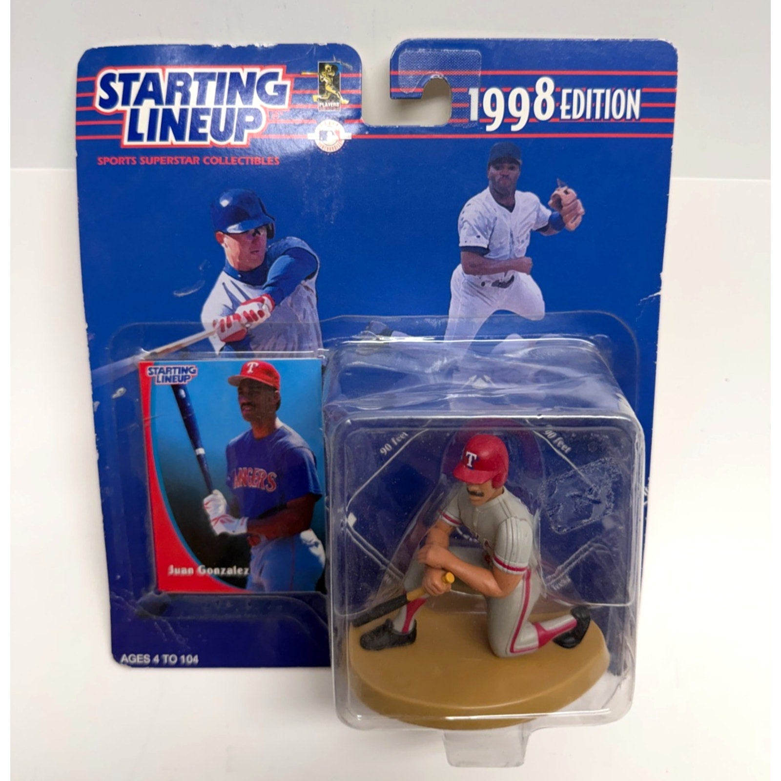 Vintage Juan Gonzalez Texas Rangers Kenner Starting Lineup 1998 MLB