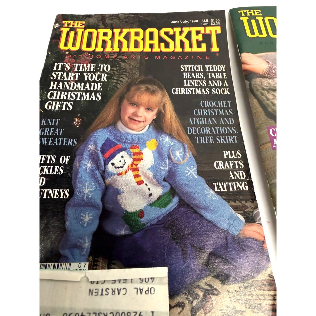 Vintage Lot of 3 Vintage The Workbasket Magazines 1974 & 1990
