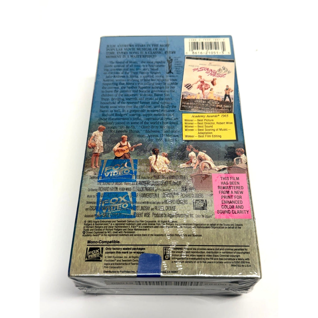 VTG The Sound of Music (VHS, 1991, 2-Tape Set) Vintage Cassette Factory Sealed