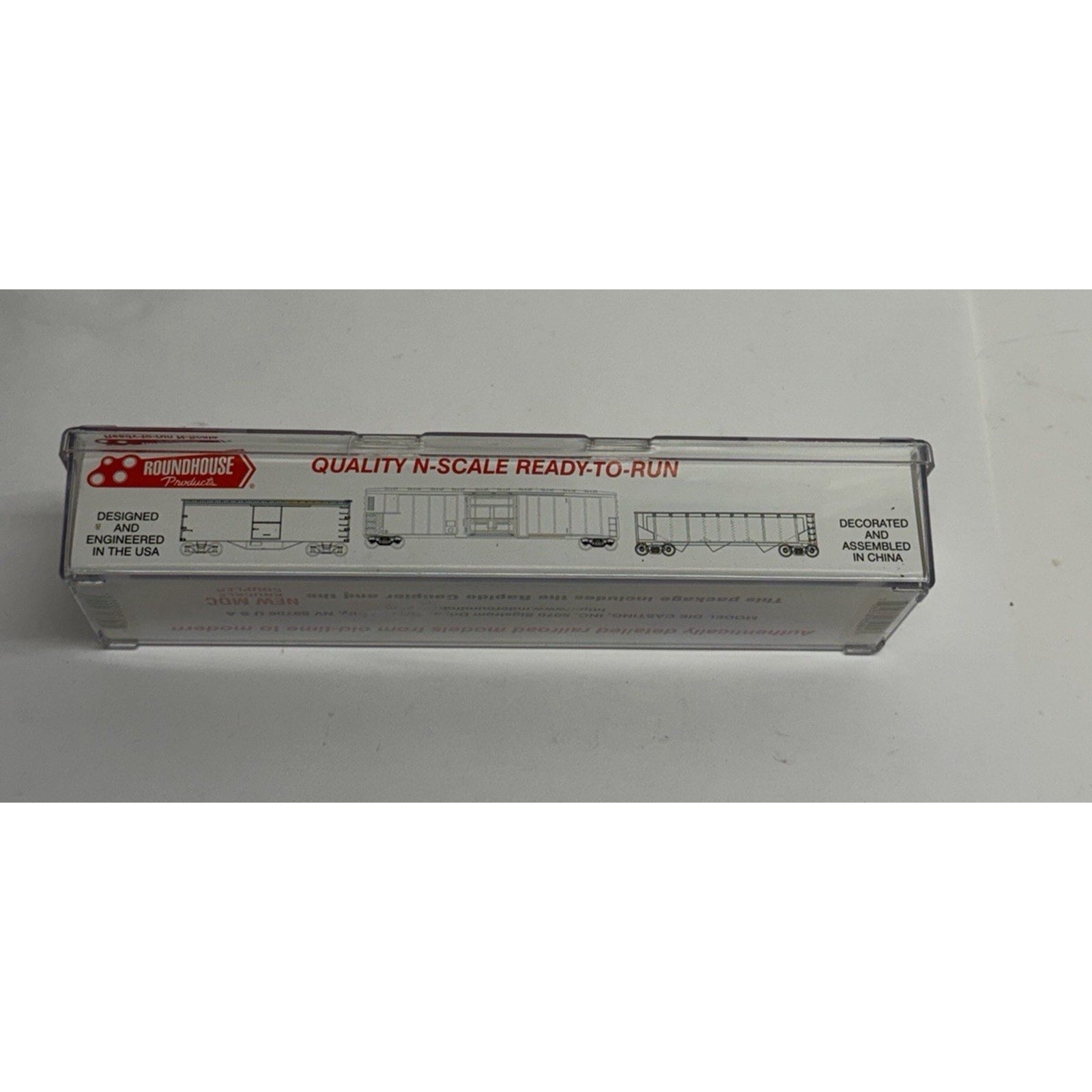 Vintage NOS N Roundhouse 85004 34' Overton Coach D&RGW Train