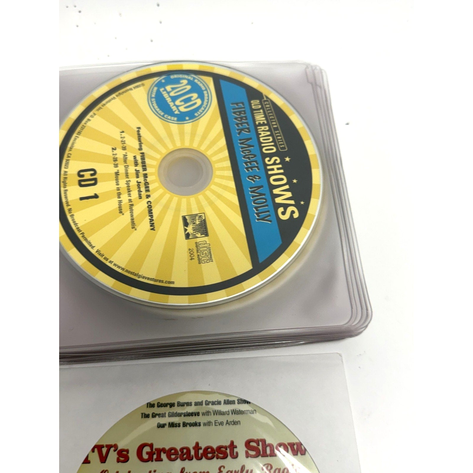 Vtg Fibber McGee & Molly, Old Time Radio Shows, 20 CD Library