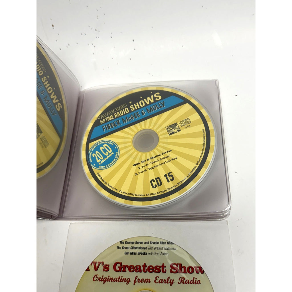 Vtg Fibber McGee & Molly, Old Time Radio Shows, 20 CD Library