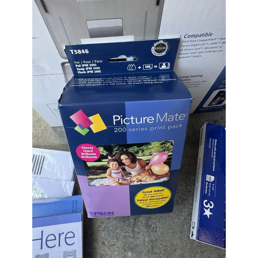 VINTAGE 2004 NOS Epson PictureMate PM 240 Photo Printer Portable Dash
