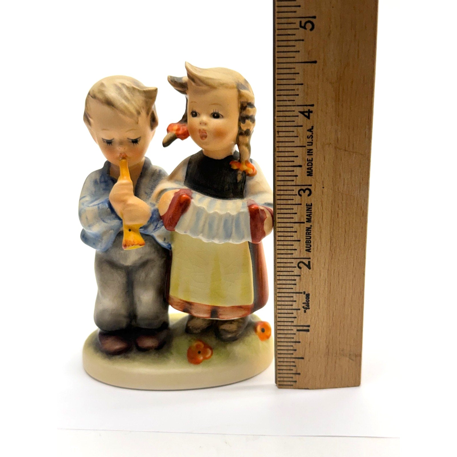 Vintage 1955 TMK-2 M.I. Hummel Goebel 218 2/0 Birthday Serenade 4-1/2" Porcelain