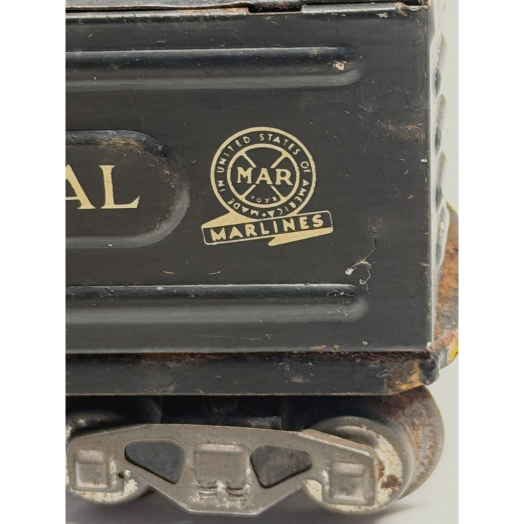 Vintage Marx O New York Central Coal Tender Train Car