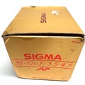 Vintage Sigma Zoom Master AF 35-70mm F/3.5-4.5 MC Lens