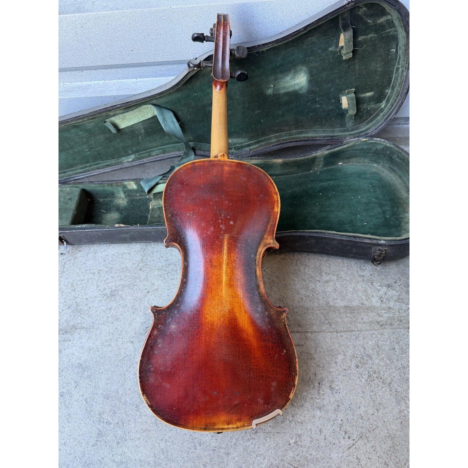 Vintage Stradavarius style 4/4 Violin w/Case ~~Missing String~~