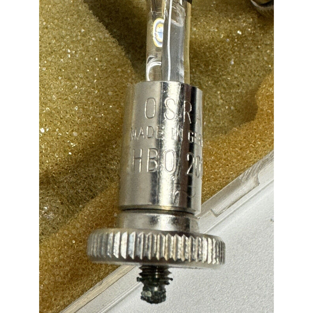 VINTAGE NOS OSRAM HBO MERCURY VAPOR SHORT ARC LAMP, LIGHT BULB, 200W L2 GERMANY