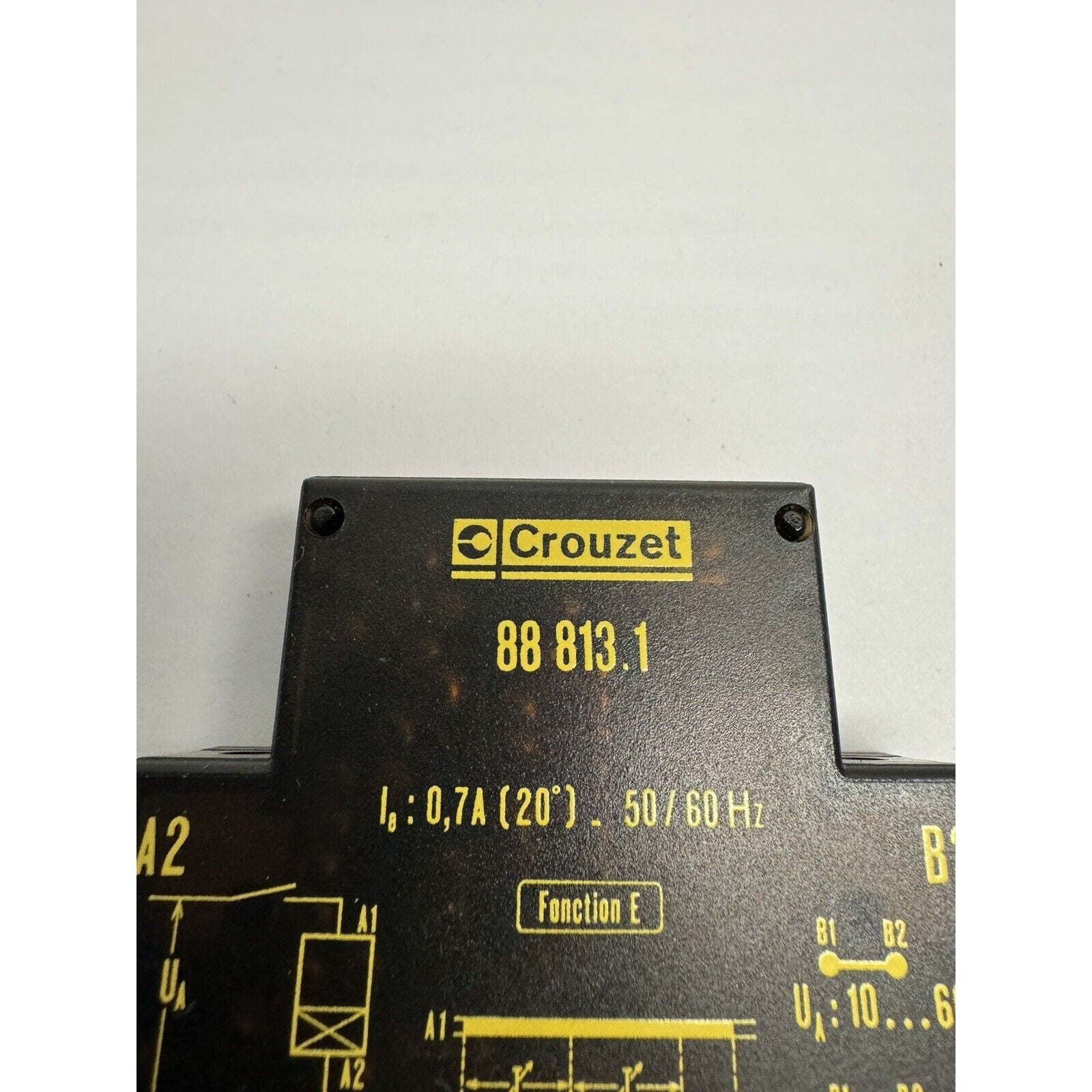 VINTAGE NOS Crouzet 88 813.1 Time Delay Relay IP40 Made in France