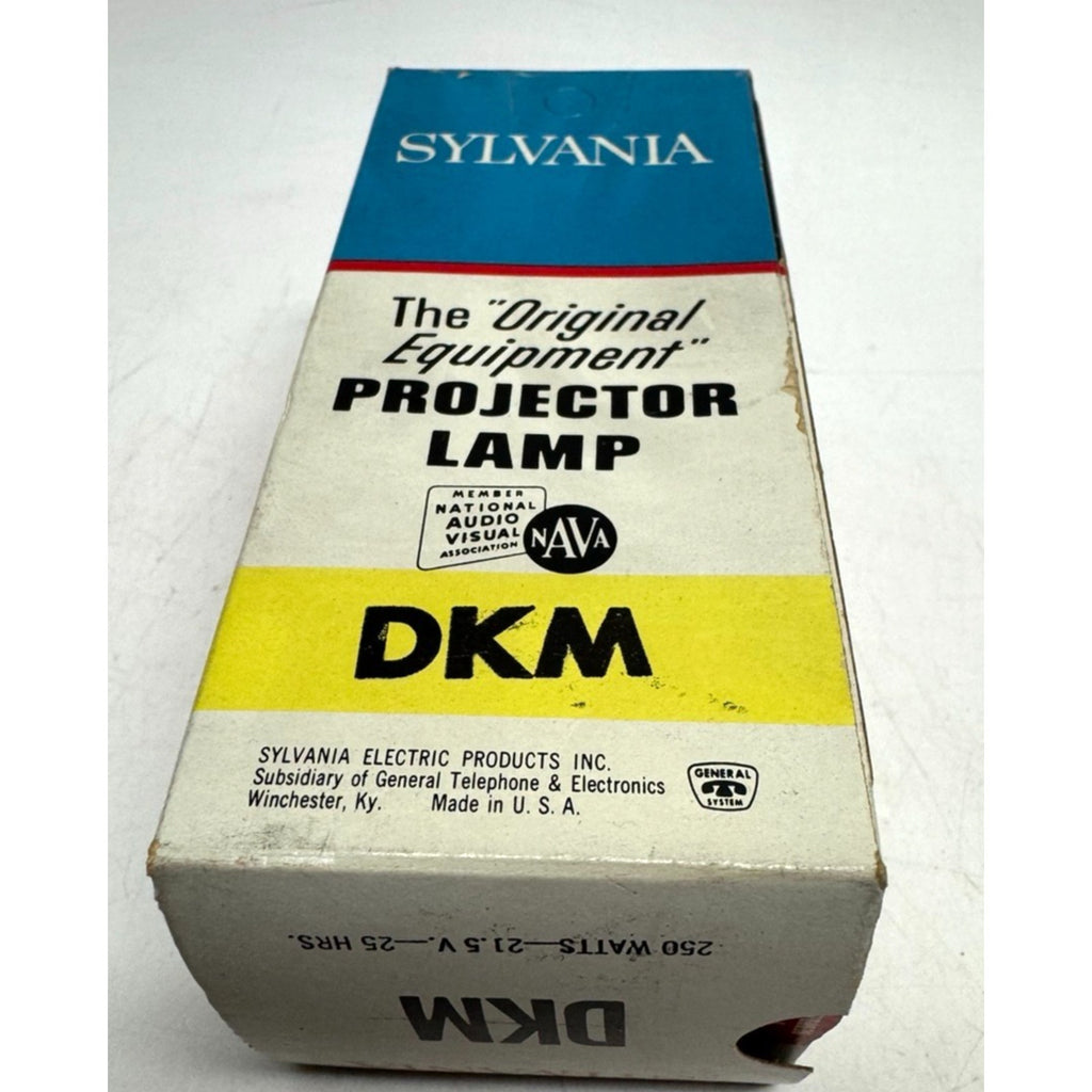 Vintage NOS Sylvania DKM Projector Lamp 250 Watts 21.5 Volts CERTIFIED