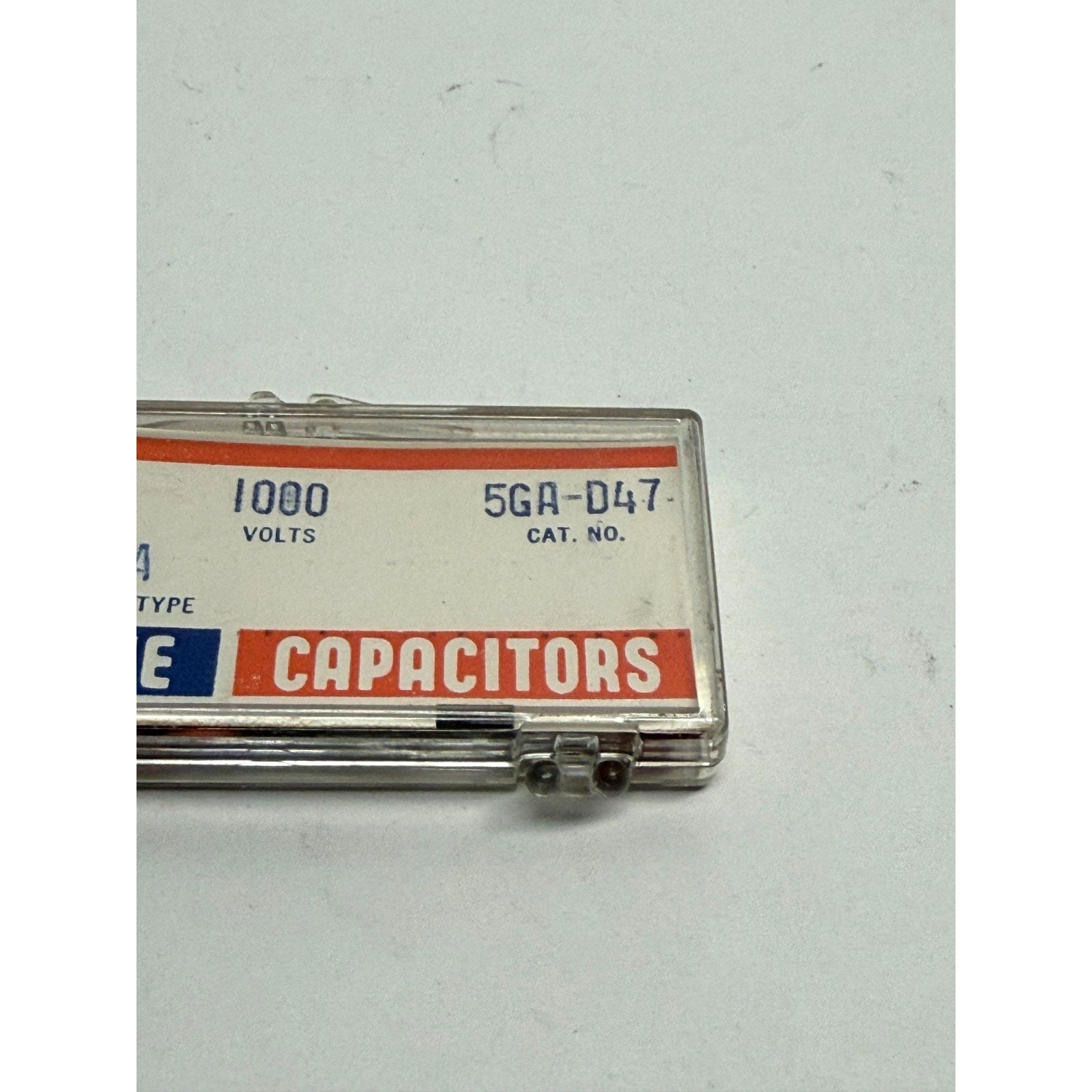 NEW Vintage Sprague .0047uF 1000V Ceramic Disc Capacitor GA Type 5GA-D47-