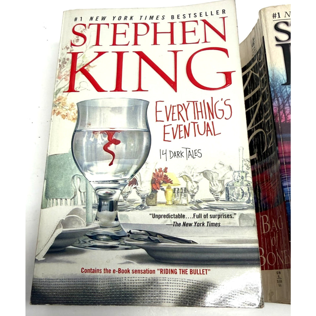 VINTAGE Lot of 3 Stephen King - Bag of Bones, Dark Tower, Everything's Eventual