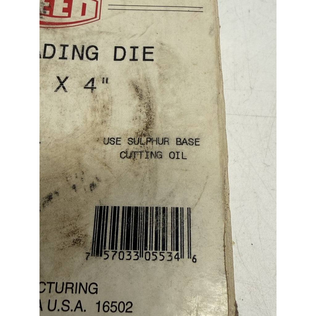 VINTAGE NOS Reed 2SP2 For 2" Pipe Threading Die 4" X 4" Steel & Stainless 05534
