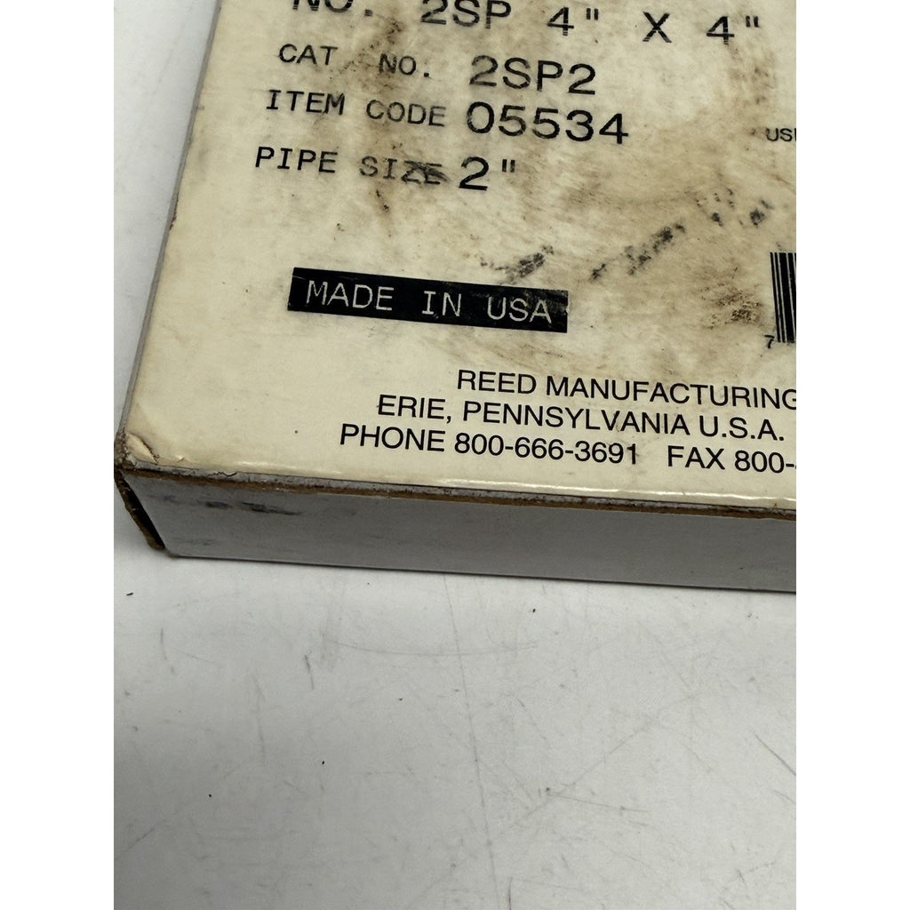 VINTAGE NOS Reed 2SP2 For 2" Pipe Threading Die 4" X 4" Steel & Stainless 05534