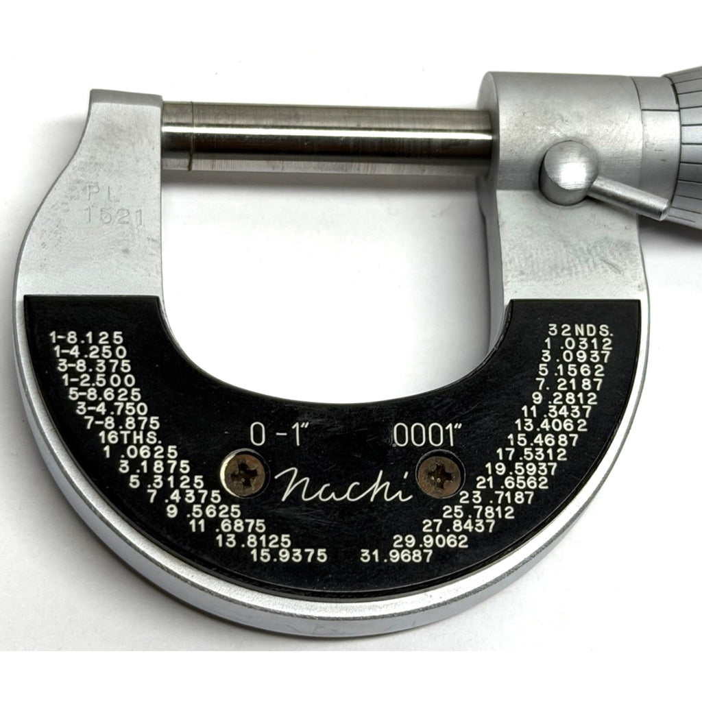 VINTAGE Fujikoshi Steel Caliper 0"-1" Made in Japan - Mint Condition